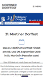 Mobile Screenshot of mortiner-dorffest.com