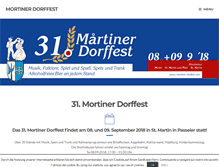 Tablet Screenshot of mortiner-dorffest.com